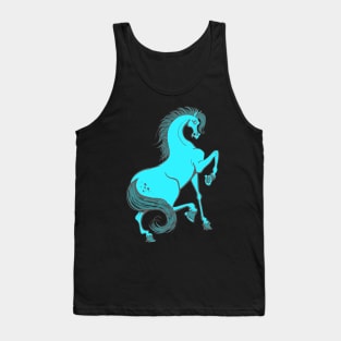 blue horse in the ascent Tank Top